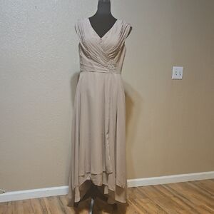 Elegant Beige Evening Dress